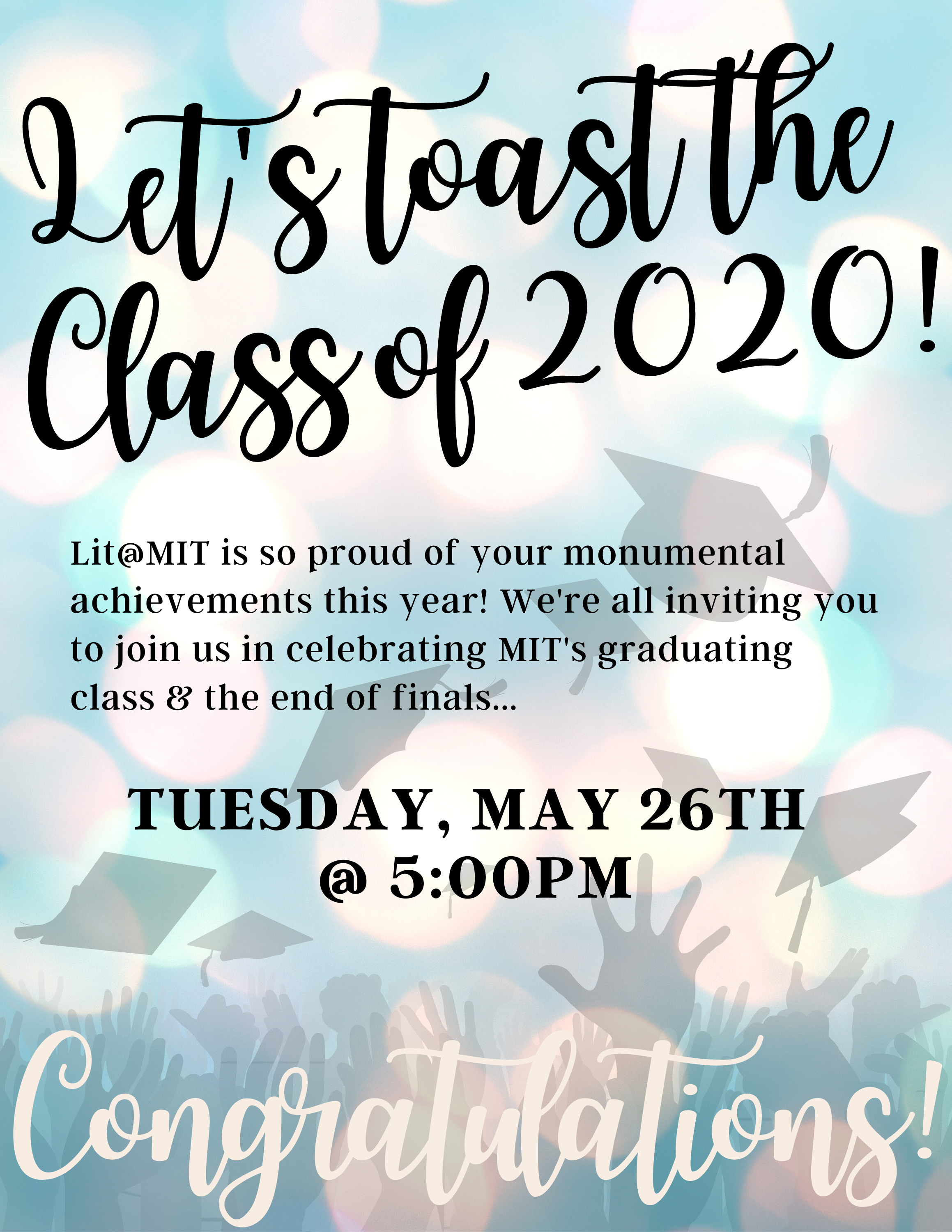 Toast the Class of 2020!